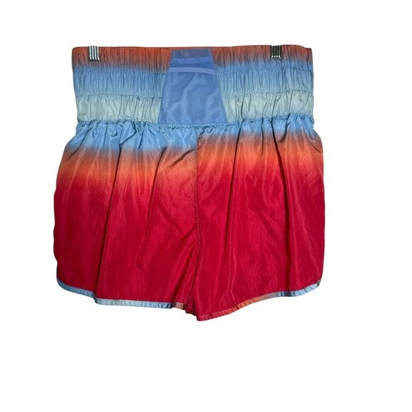 Gradient Ombre Womens Athletic Shorts By Free people Movement Size L Lightweight - Picture 3 of 5
